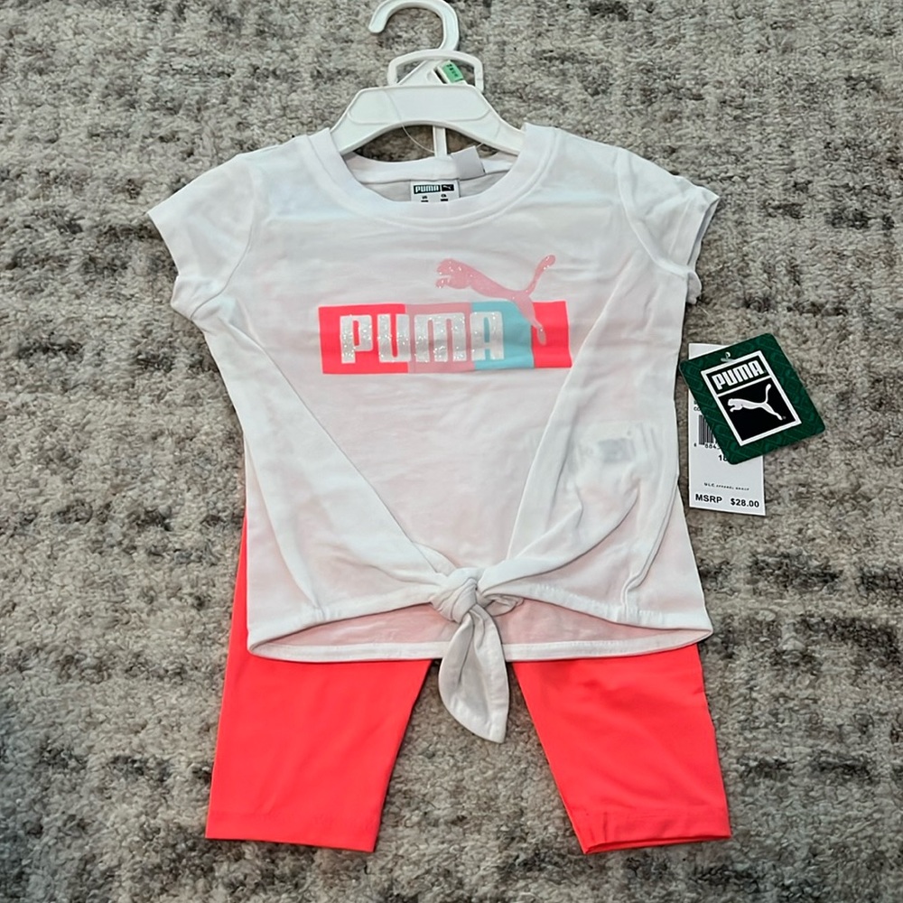 Puma Little Girls Outfit Size 18 Months NWT